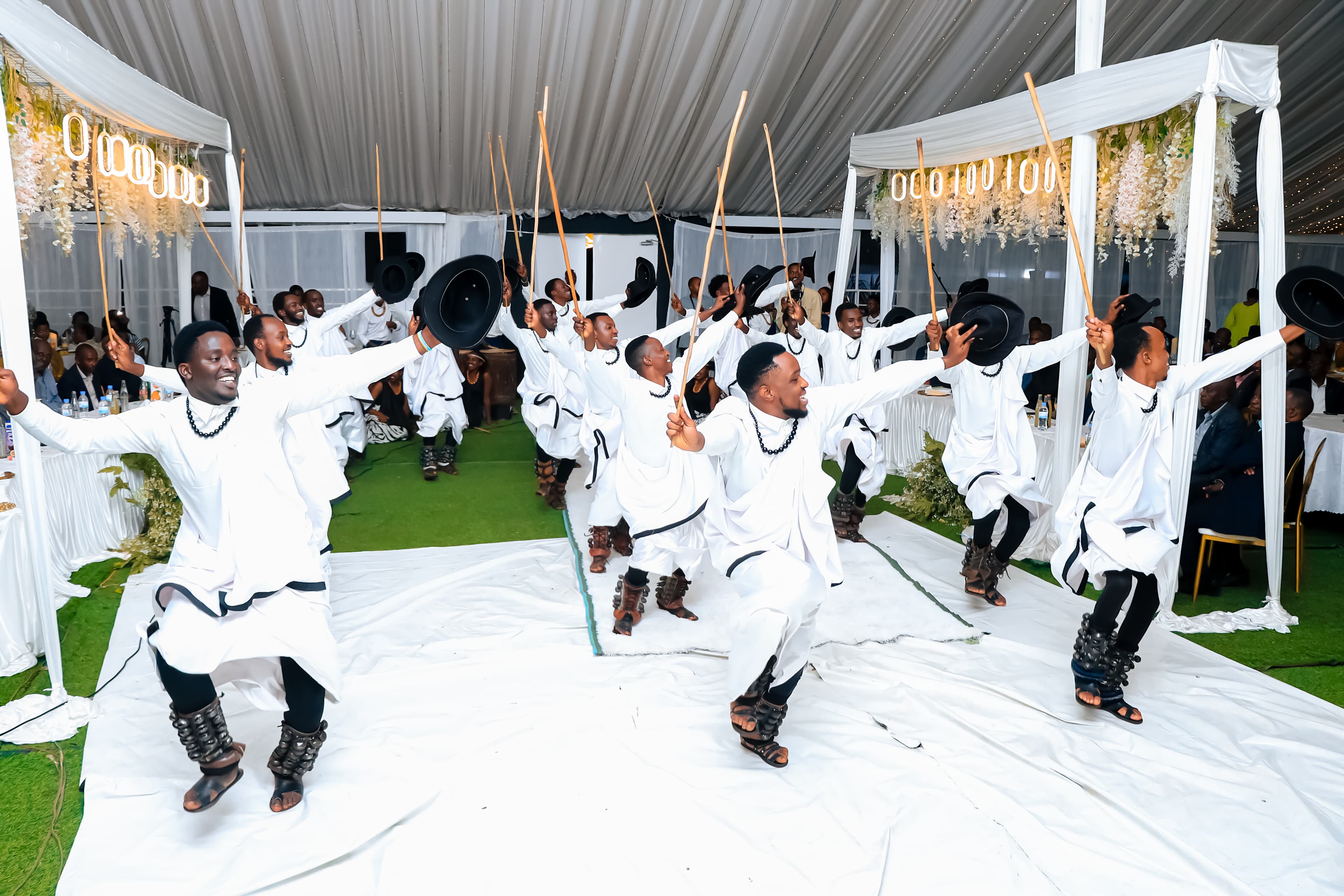 Traditional wararaye dance at wedding celebration